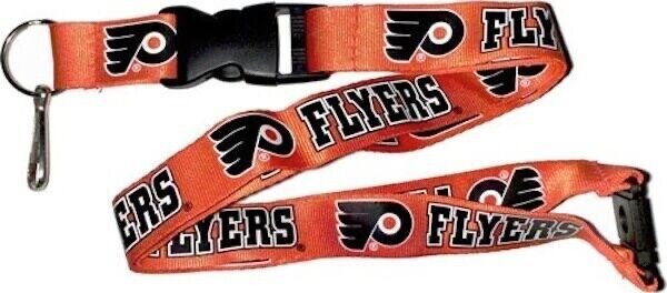 Philadelphia Flyers NHL Orange Black Lanyard NWT