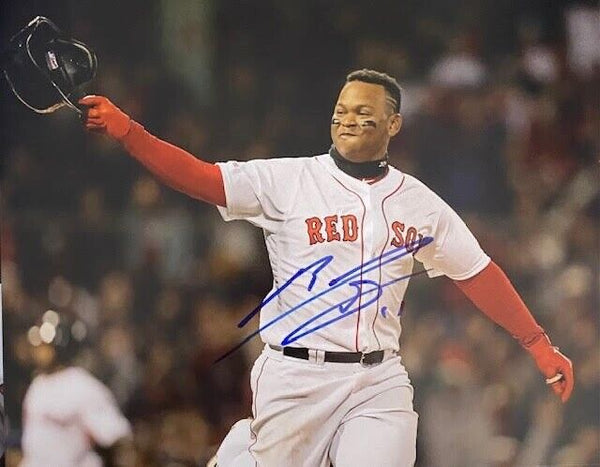 Rafael Devers Boston Red Sox firmado 8x10 foto COA - 8
