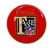 NFL Taste of the NFL Coca-Cola Coke Lapel Pin Vintage