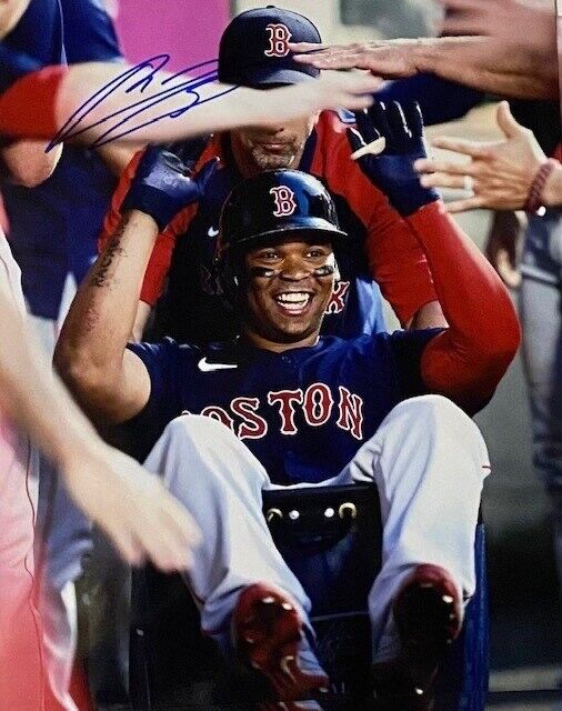 Rafael Devers Boston Red Sox Signed 8x10 Photo COA - 5
