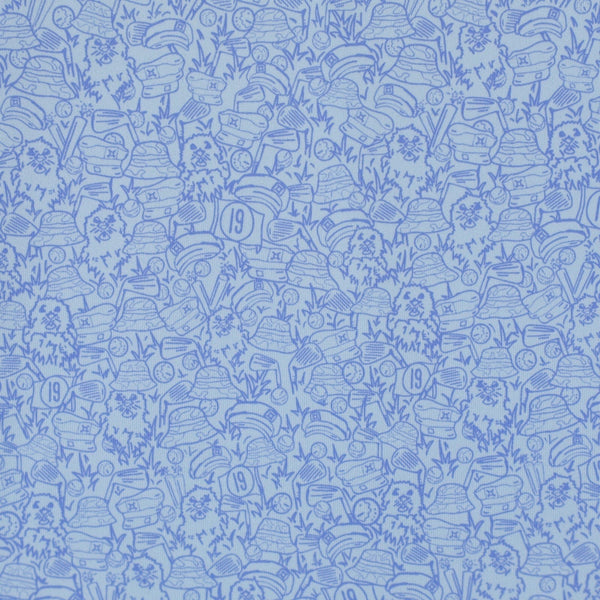 Peter Millar Tillis Polo Blue AOP Caddyshack Spring Brook Country Club Sz. L