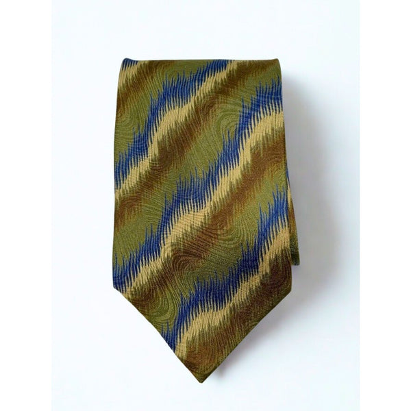 Giorgio Armani Cravatte 100% Silk Tie Abstract Pattern Made in Italy
