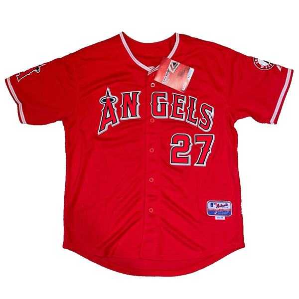 Mike Trout Los Angeles Angels Rookie Year Jersey Sz. 50 Large Majestic Deadstock