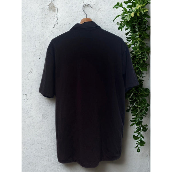 Twillory Short Sleeve Polo Mens 2XL Black Athleisure Performance Stretch EUC