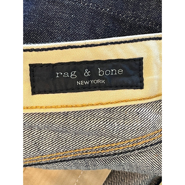 Rag & Bone Fit 2 Skinny Jeans Mens 32x32 Raw Selvedge Denim USA Made NWOT