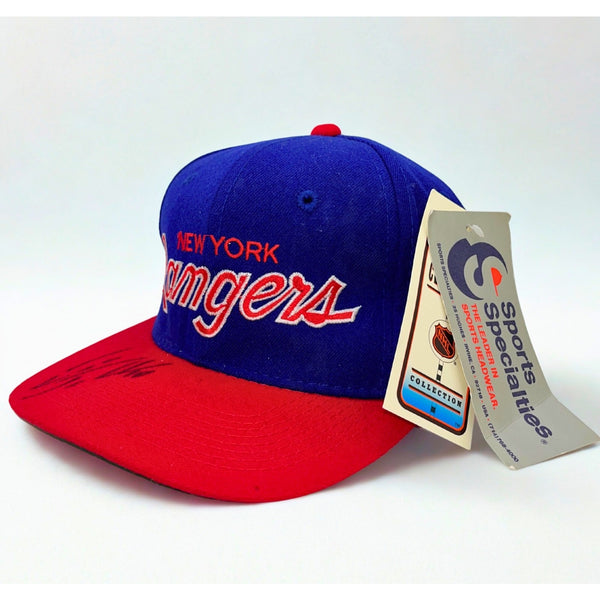 New York Rangers Snapback Hat Sports Specialties Script NHL NWT Vintage