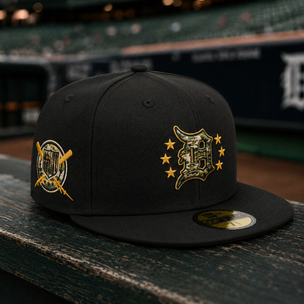 Detroit Tigers New Era 59FIFTY Armed Forces Day 2024 Camo Hat 6 7/8 Fitted MLB