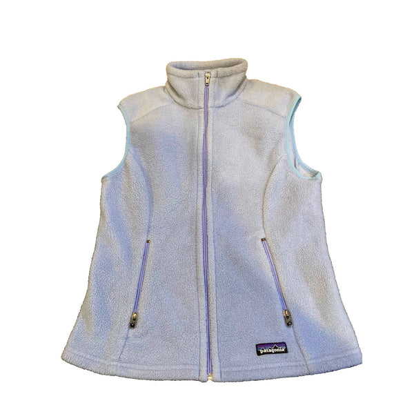 Patagonia Synchilla Vest Womens Small Blue Sweater Outdoors Ladies Vintage