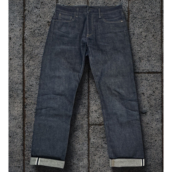 Uniqlo Selvedge Raw Denim Jeans Mens 31x32 Kaihara Japan Slim Straight Indigo