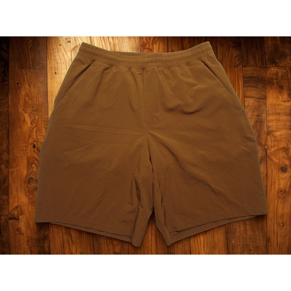 Lululemon Pace Breaker Lined 9" Shorts Mens Large Copper Brown LM7ANTS Running