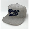 Billionaire Boys Club Mitchell & Ness Snapback Hat Gray Wool Script Logo BBC