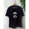 Fendi Karl Lagerfeld Karlito Loves Fendi T Shirt Mens 2XL Sz 56 Black Made Italy