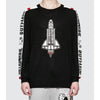 Billionaire Boys Club Space Shuttle Knit Sweater 3XL Black Wool Blend Rare BBC