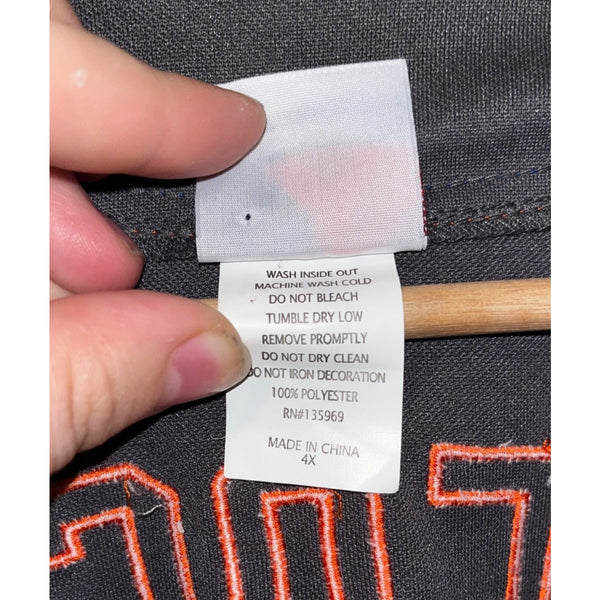 New York Mets Noah Syndergaard #34 Majestic Men’s Jersey Charcoal (Size 4XL)