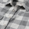 Taylor Stitch Moto Utility Shirt Ash Plaid Organic Cotton Flannel Mens 40