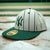 New York Yankees 59FIFTY MLB Cap Hat Oatmeal Green Striped Unisex Sz. 7 3/8 RARE
