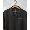 Lululemon Evolution Polo Shirt Mens 2XL Black Scarborough & Tweed Logo NWOT