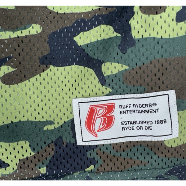 Ruff Ryders Football Jersey Men’s Mesh Camouflage #99 DMX Size XL