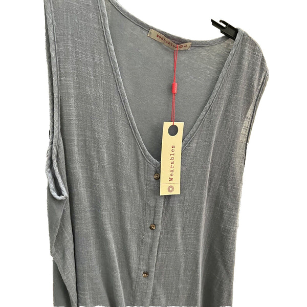 XCVI Wearables Gauze Minerva Tank Size XL