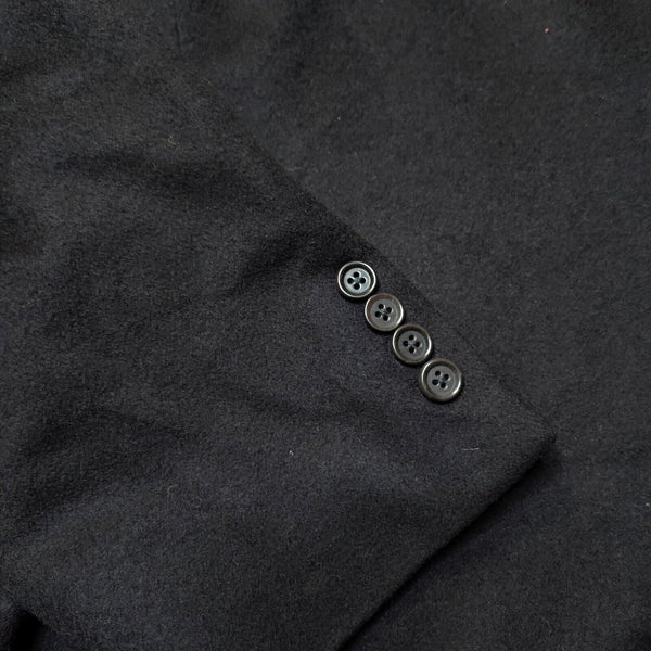 Saks Fifth Avenue Loro Piana Cashmere Stuartwood Blazer 48L Black Made Canada