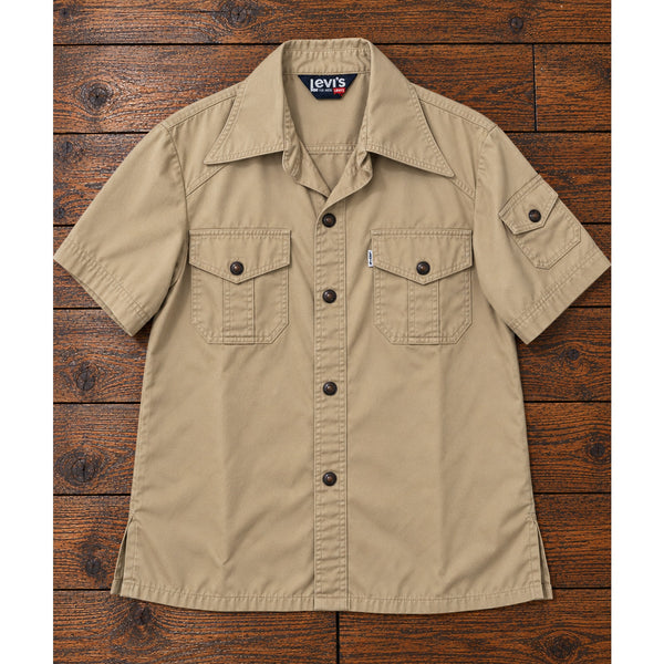 Levi's Sportswear Safari Shirt Jacket Men's L 60s 70s Vintage Khaki Rare
