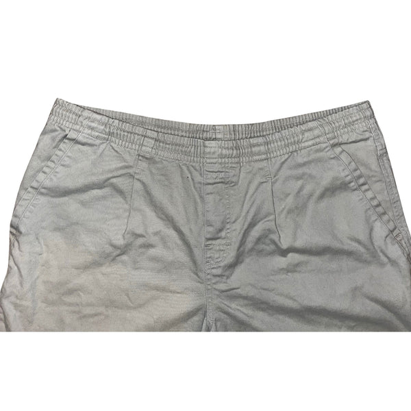 Quiksilver Vintage Y2K Gray Baggy Drawstring Shorts Mens Large Skater