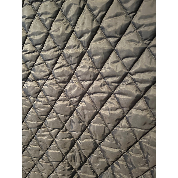 J.Crew Oarsman Quilted Vest Black White Lined Men’s S Made in Korea Nylon Vtg.