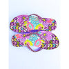 Vera Bradley Flip Flops Thong Sandal Wo's L 9-10 Flutterby Floral & Butterflies
