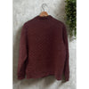 Faherty Epic Quilted Fleece Pullover Burgundy Mens Large Snap Pocket