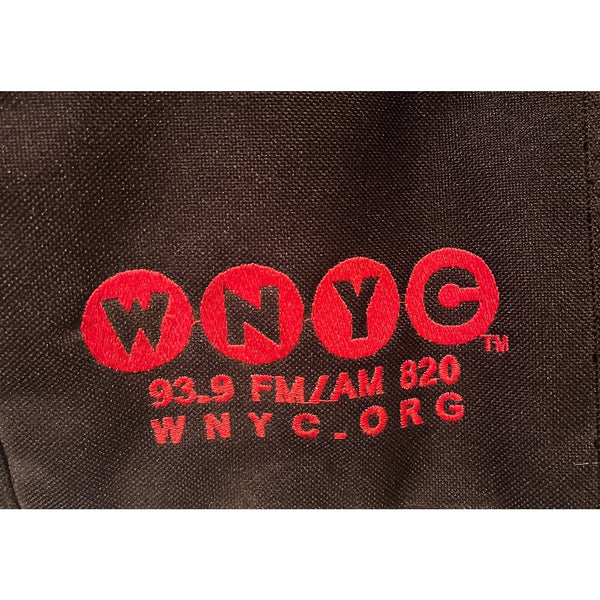 Manhattan Portage WNYC Messenger Bag Black NYC Public Radio Laptop Shoulder Bag