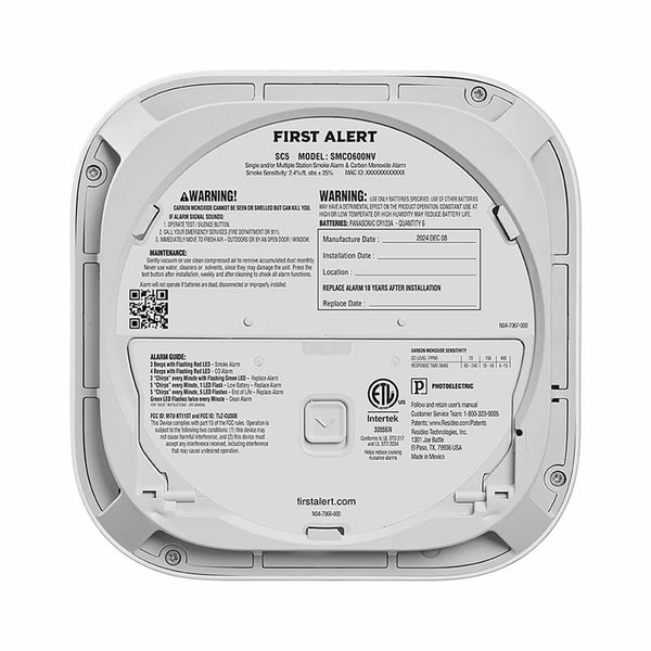 First Alert SC5 Smart Smoke Carbon Monoxide Alarm SMCO600NV New Open Box WiFi