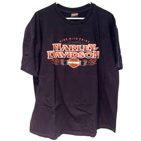 Harley Davidson St. Johns Newfoundland Oldest City XL No Sz. Tag 22x29 Biker T