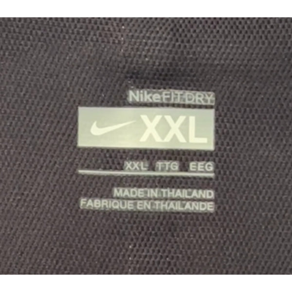 Manchester United Nike Jersey 2XL Black AIG Soccer Training Shirt 2009 2010 EPL