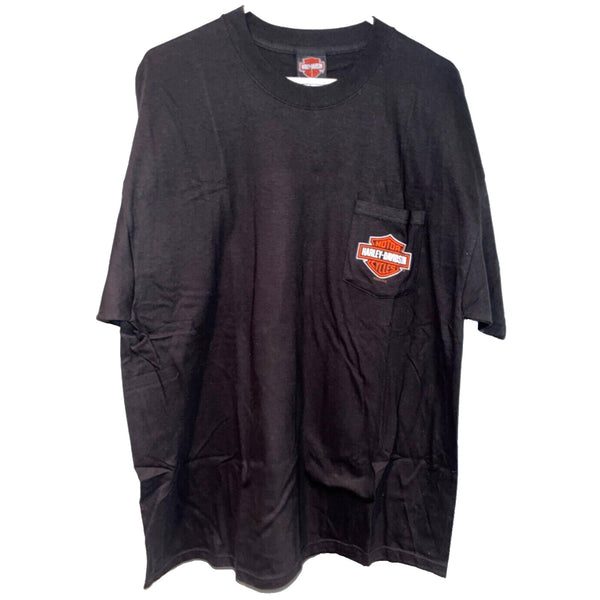 Harley Davidson Gene Lummus Waynesville North Carolina XL Rare Biker T Shirt Tee