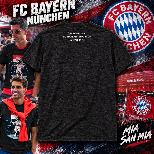 FC Bayern Astronaut Moon Landing Blue 84 T-Shirt Men's XL Limited Edition NWOT