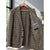 J. Peterman Plaid Linen Solotex Blazer Sport Coat Jacket Men's 42R NWOT