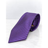 Donald J. Trump Signature Collection Silk Tie Purple Striped Crest President