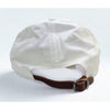 Polo Ralph Lauren White Leather Strap Dad Hat Vintage Blank Cap Rare Preppy