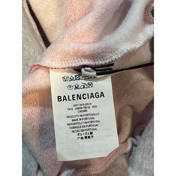 Balenciaga Kids Striped Sweatshirt Pink Gray Size 6 NWT $295 Designer