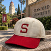 Stanford University New Era Hat 7 5/8 USA Fitted Block S Cardinal Vintage Cap