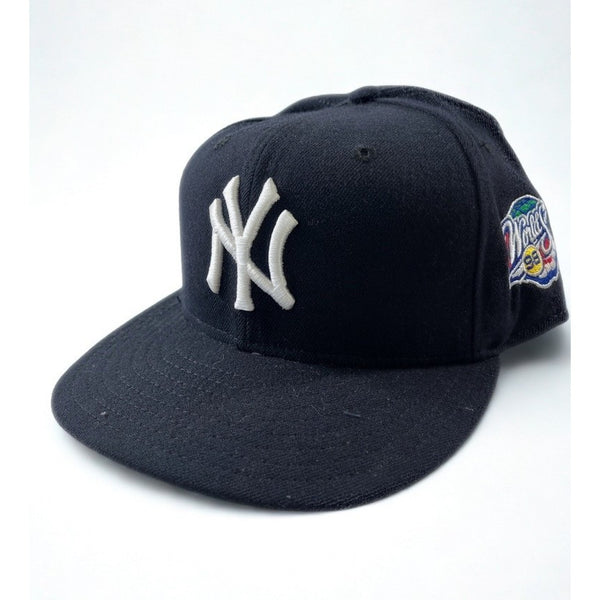 New York Yankees 1998 World Series New Era 59FIFTY Hat 7 1/4 USA Wool Vintage