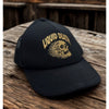 Liquid Death Black Mesh Trucker Snapback Gold Skull Logo NWOT