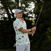 RSVLTS Flintstones Loyal Order of Dinosaurs Golf Polo XL Breakfast Balls NWOT