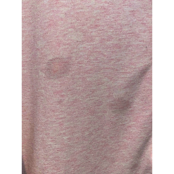 Criquet Mens L Pink Collared Polo Sweatshirt Rugby Pullover Kangaroo Pocket