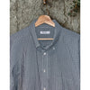Loro Piana Italy Cotton Flannel Gingham Button Down Shirt Men's 3XL MAB1852