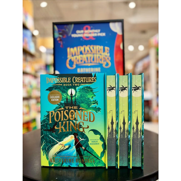 The Poisoned King Katherine Rundell Signed B&N Exclusive HC Sprayed Edges Book 2