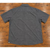 Kuhl Karib Stripe Shirt Men's XL Gray Short Sleeve Performance Button Up 7460