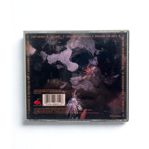 The Cure Disintegration CD 1989 Original Pressing Elektra Pictures Of You
