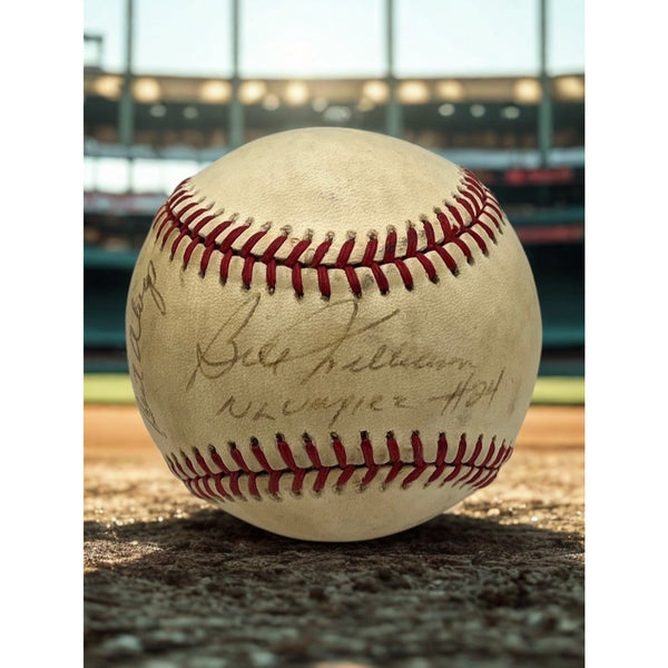 Billy Williams NL Umpire Signed Feeney OMLB Baseball Auto 1963-87 Rare