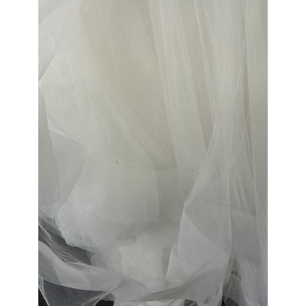 Stella York 7589 Sparkly Fit-and-Flare Wedding Dress Sz. 14 (SAMPLE)